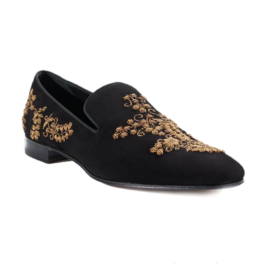 Paul Stuart Memphis Slip-on Shoes Black | MensDesignerShoe.com