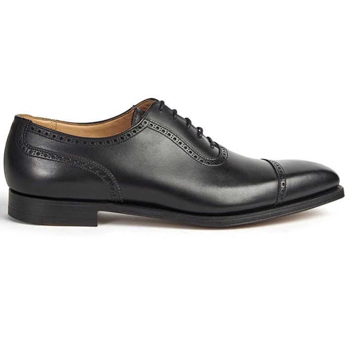 Paul Stuart The Westbourne Cap Toe Shoes Black | MensDesignerShoe.com