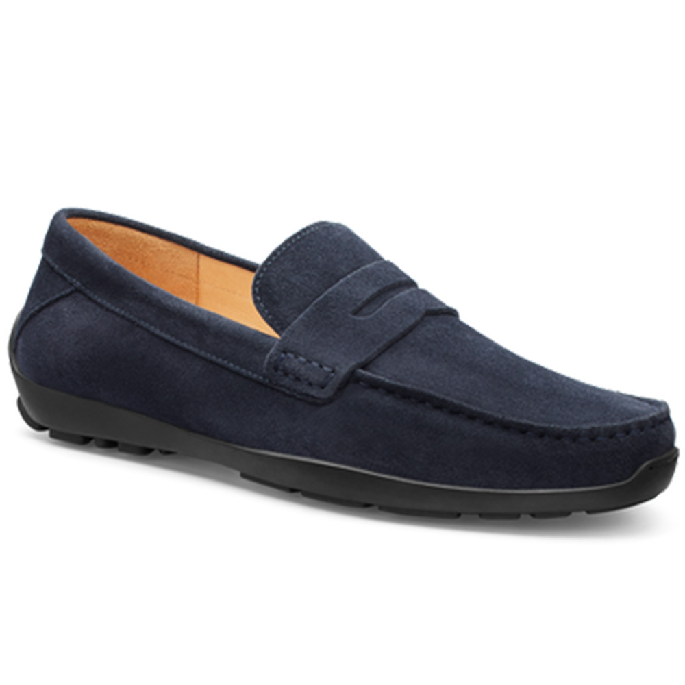 Samuel Hubbard Free Spirit for Him Suede Drivers Navy Image