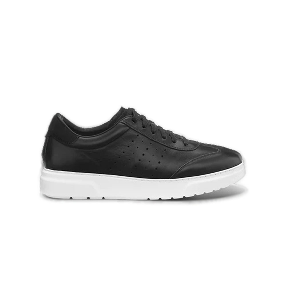 Samuel Hubbard Tiburon Luxe Leather Sneakers Black | MensDesignerShoe.com