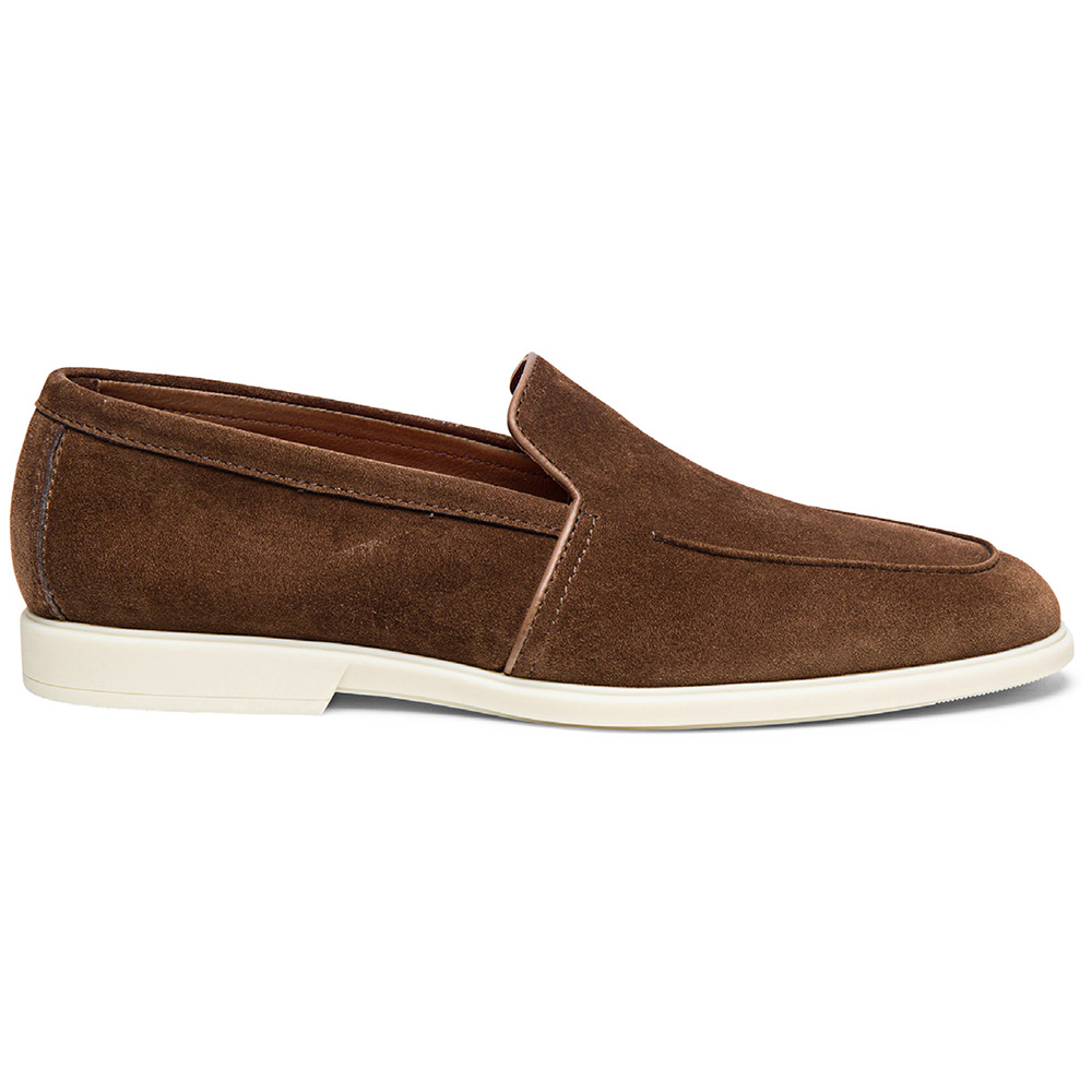 Santoni MALIBU-LF-EAAM21 Suede Loafer Brown Image